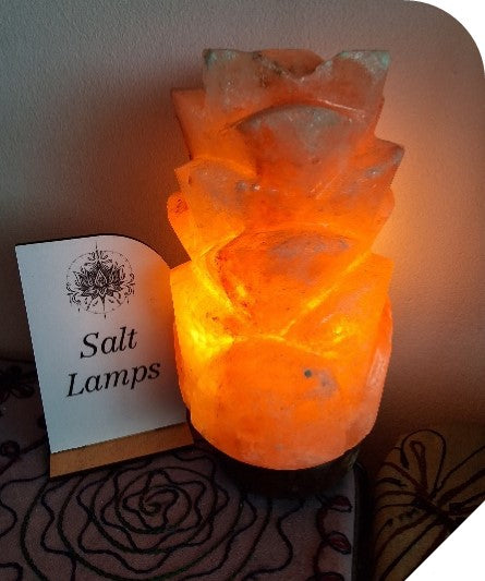 Pineapple Rose Himalayan Salt Lamp